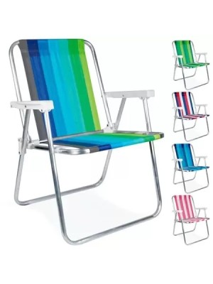 CADEIRA ALTA ALUMINIO UN.