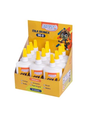 COLA BRANCA LIQUIDA DP C/12PCS 90G UN.