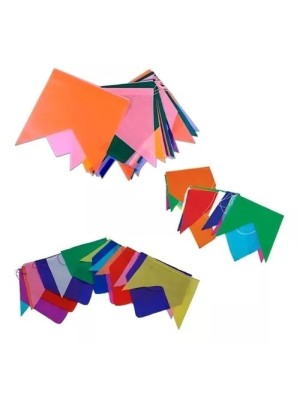 BANDEIRINHA PAPEL SEDA 10M UN. POPPER