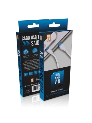CABO USB X V8 COM 1M UN.