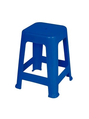 BANQUETA PLÁSTICA AZUL UN.