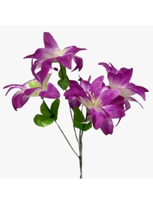 BUQUE FLOR 5 FOLHAS 33X18X12CM UN. TOP IMPORTADORA