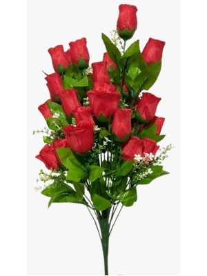 BUQUE FLOR ROSAS 30 GALHOS 62X18X18CM UN. TOP IMPORTADORA