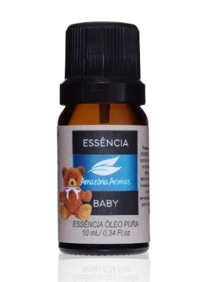 Essência Oleosa Baby 10ml Amazônia Aromas para Aromatização, Difusores, Velas e Sabonetes Artesanais