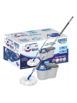 MOP GIRATORIO 8L CESTO INOX UN.