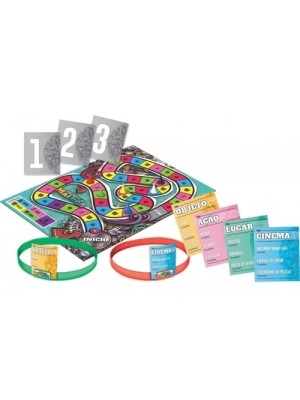 Jogo De Mesa Educativo Mímica Maluca com 522 Mimicas