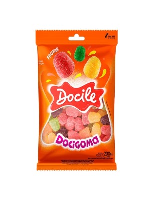 BALA DOCIGOMA SINO SORTIDO 200G UN. DOCILE