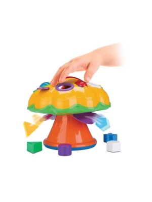 Brinquedo Para Bebê De Encaixar Formato De Cogumelo Grande