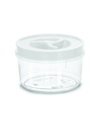 Pote De Plástico Com Tampa Rosqueável 1800ml - Cores Sortidas