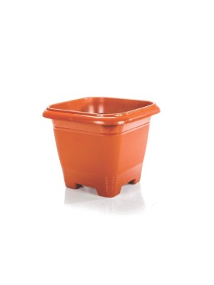 VASO QUADRADO CERAMICO 2L DE PLAST. UN.