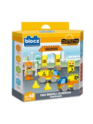 KIT BLOCOS + BONECO CONSTRUTOR UN. ZUCATOYS