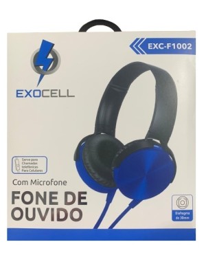 FONE DE OUVIDO E MICROFONE COM FIO UN. JMD IMPORTS