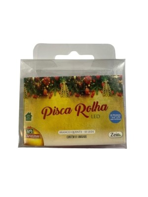 PISCA ROLHA BRANCO QUENTE LED A PILHA UN. ZEIN