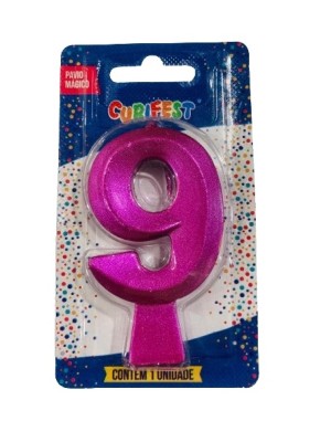 VELA CONCEPT METALLIC ROSA N 9 - (4627) UN. CURIFEST