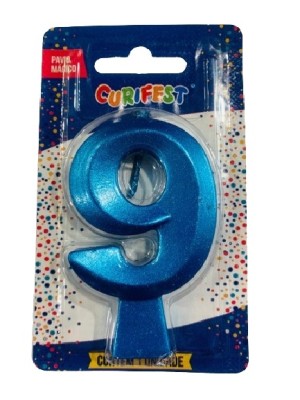 VELA CONCEPT METALLIC AZUL N 9 - (4557) UN. CURIFEST