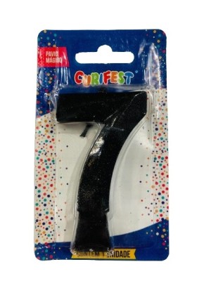 VELA CONCEPT METALLIC PRETA N 7 - (4605) UN. CURIFEST