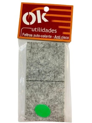 OK FELTRO 50X50MM QUADRADO C/2 UN.
