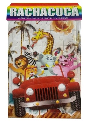 Rachacuca Quebra-Cabeça Infantil Educativo com Desafios Lógicos Ideal para Estimular Raciocínio, Concentração e Desenvolvimento Cognitivo