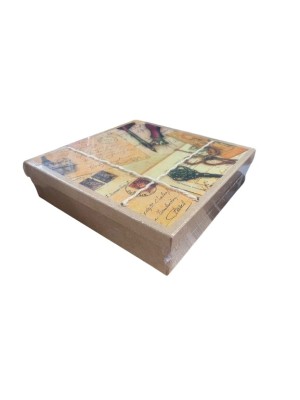 CAIXA VINTAGE MDF UN. CONECTA BRASIL