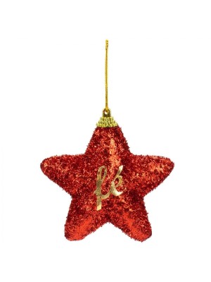 ESTRELA, 12CM, DECORATIVA, NATAL, MULTIART