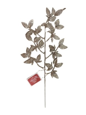 Planta Permanente Natal 44cm Decorativa com Folhagem Realista para Decoração de Casa, Escritório e Eventos Natalinos