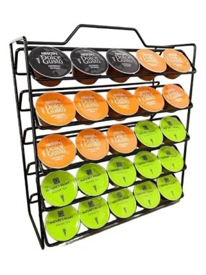 SUPORTE PARA 32 CAPSULAS PRETO UN.