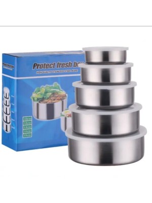 POTE INOX TAMPA PLASTICA 5 TAM UN. TOP IMPORTADORA