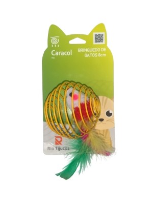 BRINQUEDO PARA GATO DE POLIESTER E METAL 7CM UN. RIO TIJUCAS