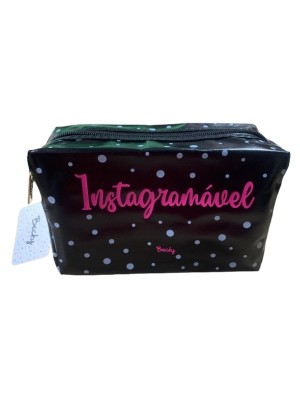 NECESSAIRE BECKY INSTAGRAMAVEL ESTOJO DE POLIURETANO 18X10X8CM UN. MULTIART