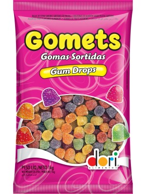 GOMETS GOMA SINO FRUTAS 1KG UN.