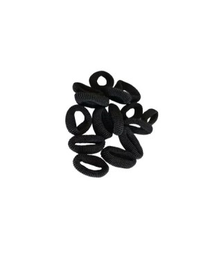 ELASTICO DE CABELO RABICO ELASTICO PRETO C/8PCS UN. RABICO DL