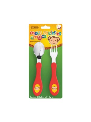 TALHER INFANTIL INOX 2 PCS UN. ZEIN