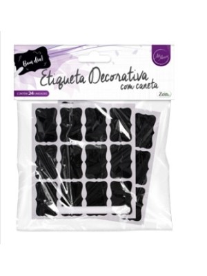 ETIQUETA DECORATIVA COM CANETA UN. ZEIN