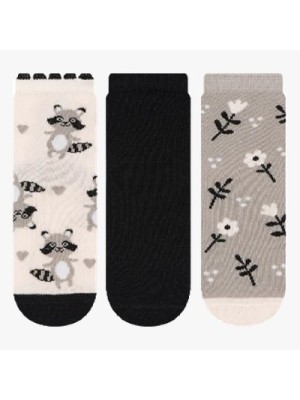 MEIA SOQUETE INFANTIL 3PARES 23-26 UN. CIA DA MEIA