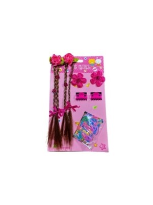 ELASTICO DE CABELO INFANTIL KIT C/7 PCS UN. GM GOLD