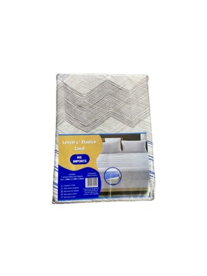 LENCOL C/ ELASTICO CASAL UN. GM GOLD
