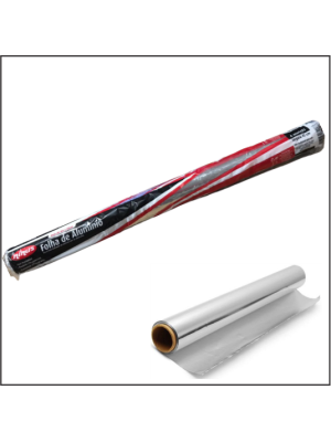 Papel Aluminio 45 Cm 4 Metros Cozinhar Forno Congelar