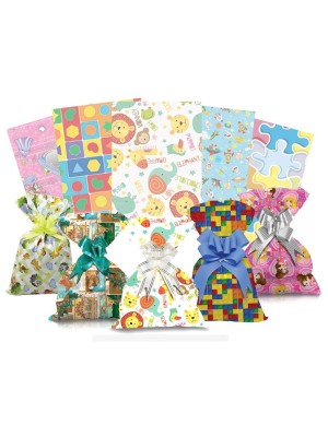 EMBALAGEM DE PRESENTE 20CM X 30CM C/50 UN. NOVO TEMPO