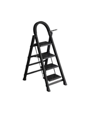 ESCADA DE FERRO 4 DEGRAUS MULTIF. SISTEMA ABRE E FECHA UN. TOP IMPORTADORA