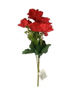 BUQUE FLOR ROSA 30CM ARTIFICIAL MINI CORES SORTIDAS UN. TOP IMPORTADORA