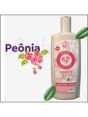 SABONETE LIQUIDO PEONIA 600ML