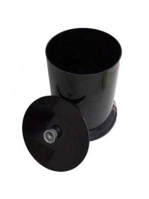 LIXEIRA REDONDA 5L PRETA UN.