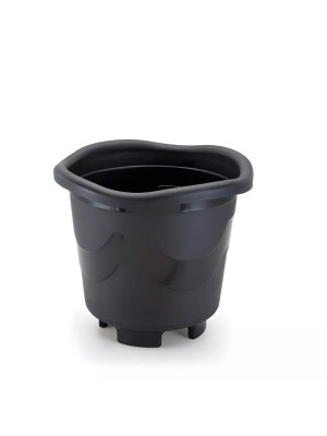 Vaso Redondo M Preto 4,7L Injeplastec – Jardim e Decoração