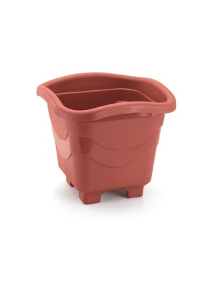 VASO QUADRADO GRANDE 10L TELHA UN.