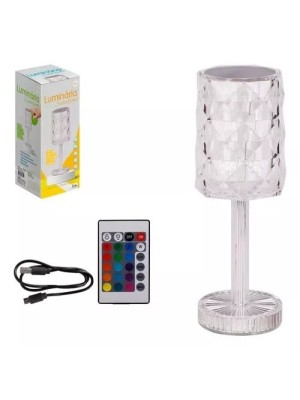 LUMINARIA DE MESA CRISTAL BUTTER UN. ZEIN