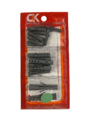 BUCHAS PLAST. 6MM (10) 8MM (6)10MM (2) UN.