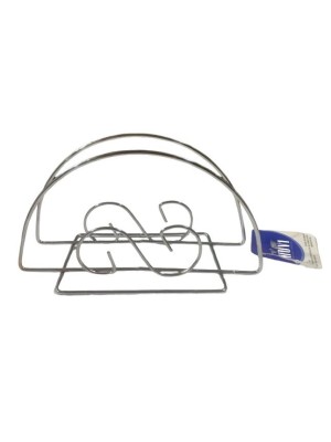 PORTA GUARDANAPO INOX 13X6,8CM UN.