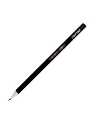 LAPIS GRAFITE HB RESINA PRETO REDONDO UN.