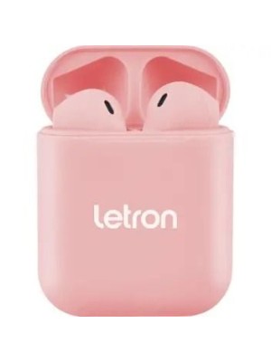 FONE SEM FIO BOX ROSA EARBUDS BLUETOOTH LETRON UN.
