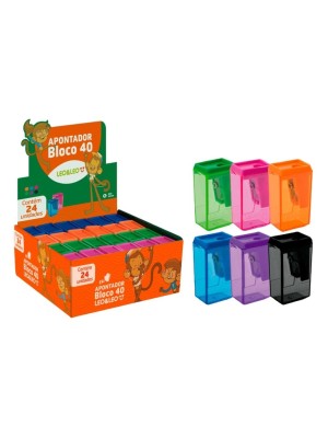 APONTADOR CX C/6 BLOCO 4CM/DEPOSITO C/24PCS UN.